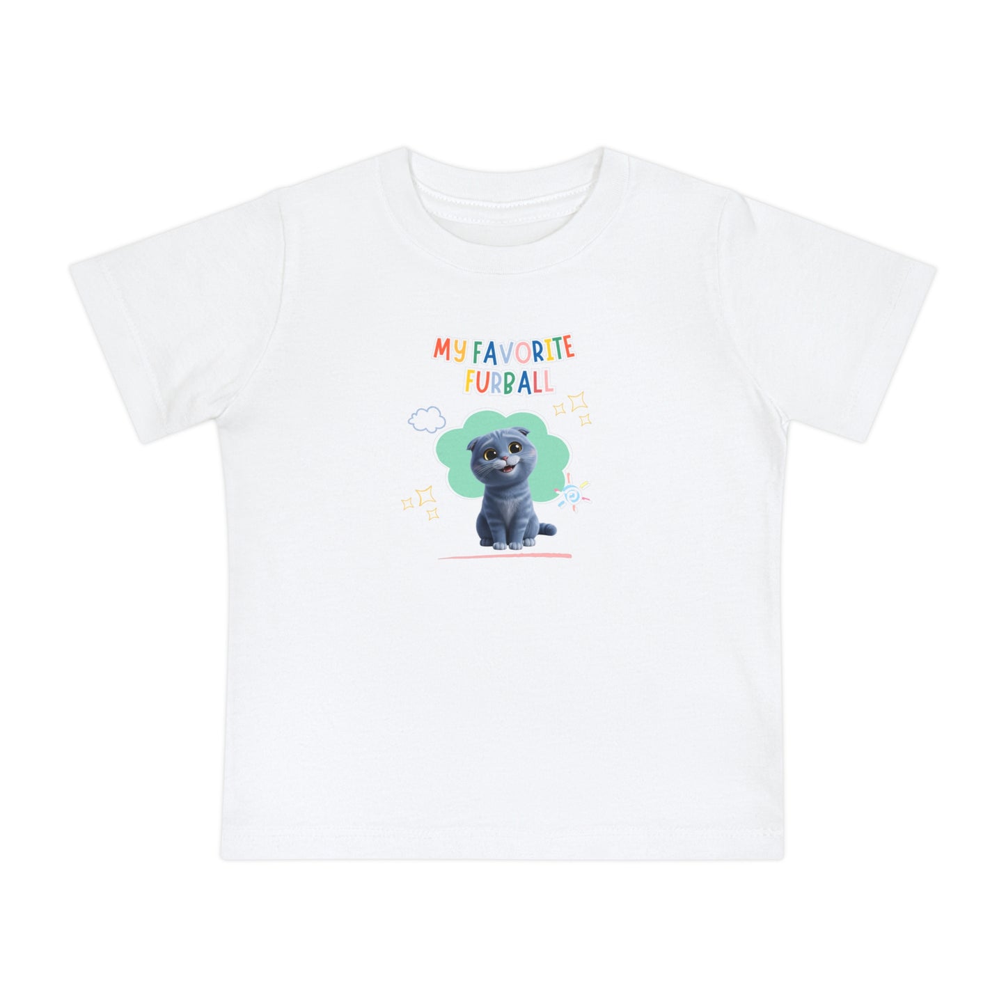 Scottish Fold Favorite Furball Baby Tee