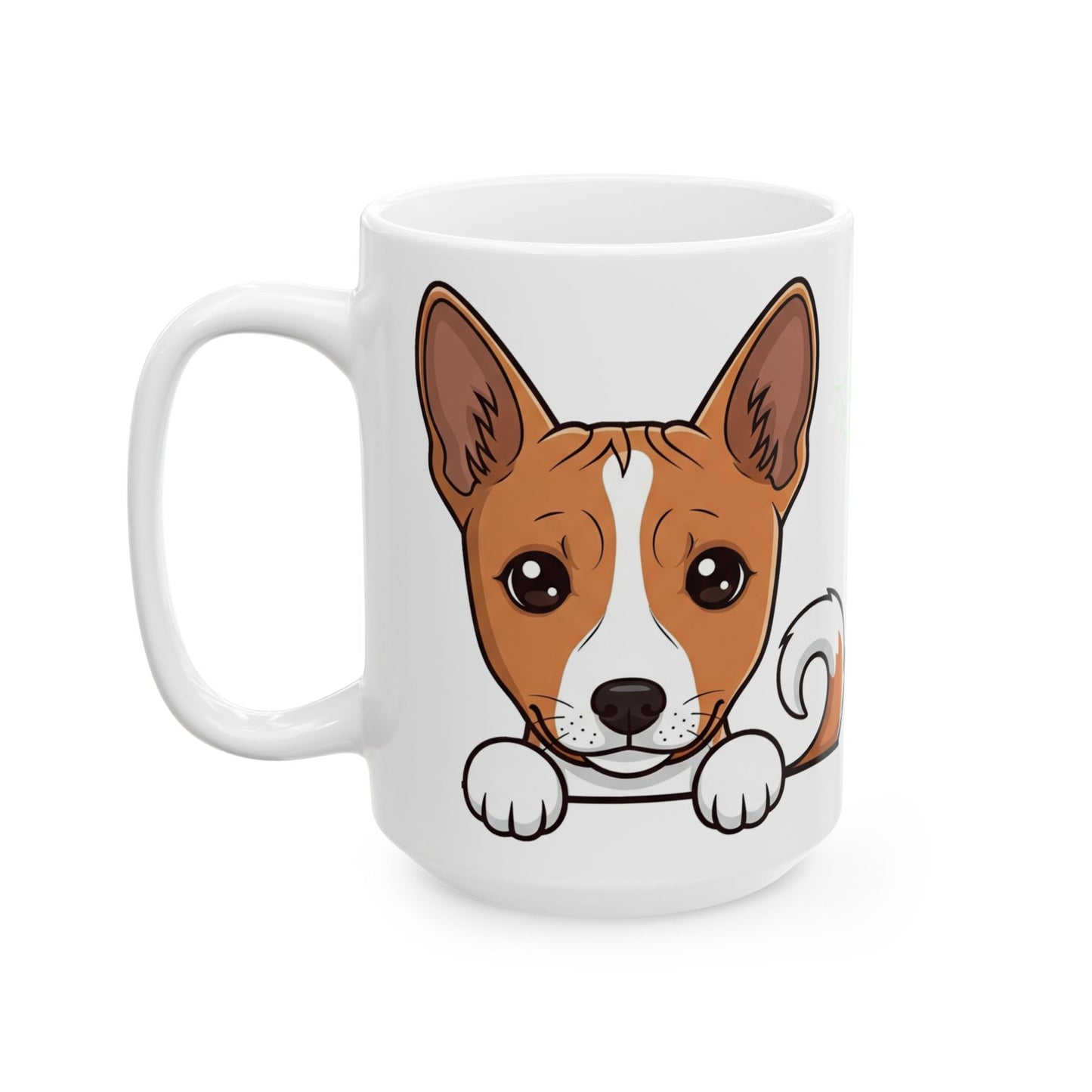 Basenji Peek-a-Boo Mug | Best Basenji Mama Gift