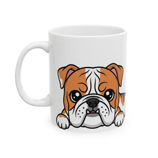 Bulldog Peek-a-Boo Mug | Best Bulldog Mama Gift