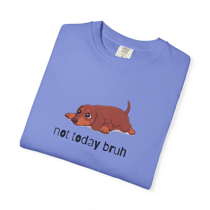 Dacshund Not Today Bruh T-Shirt