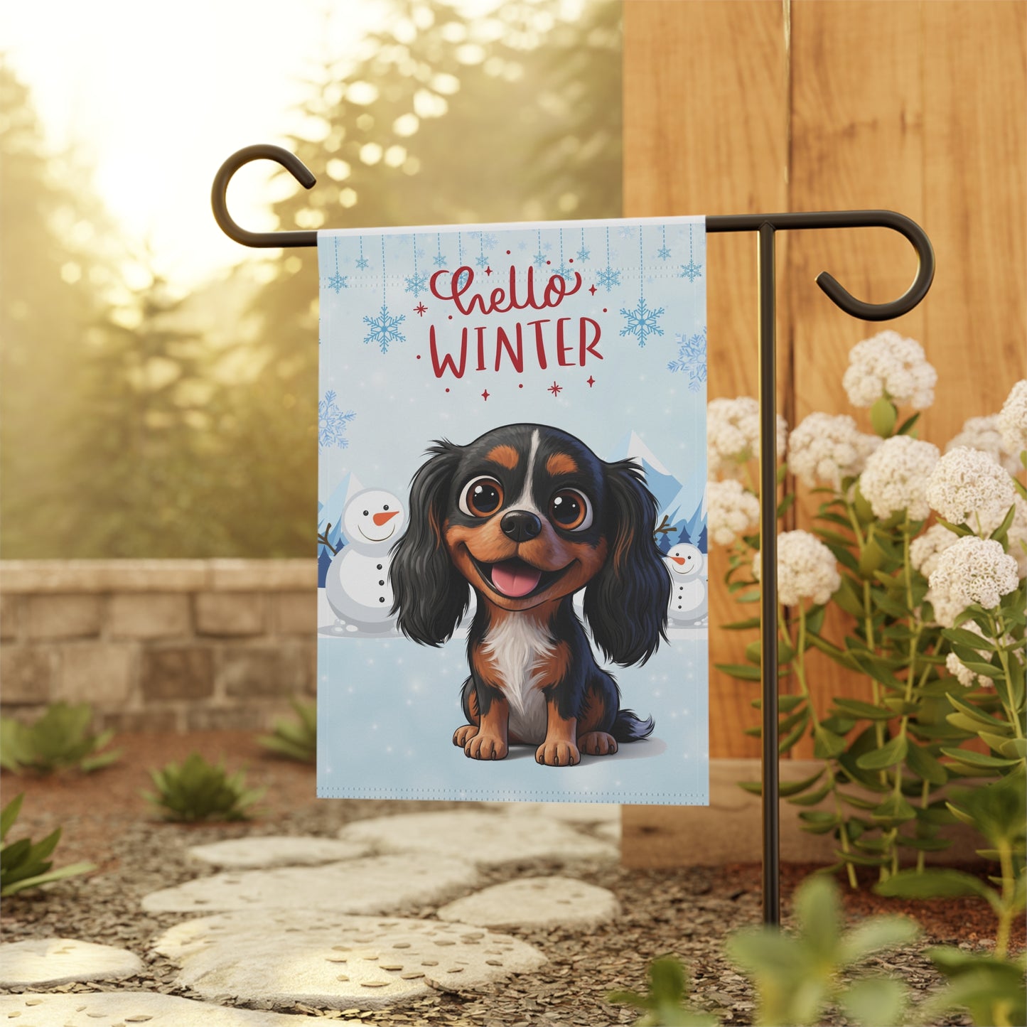 Cavalier Hello Winter Garden Banner