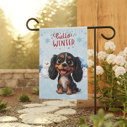 Cavalier Hello Winter Garden Banner