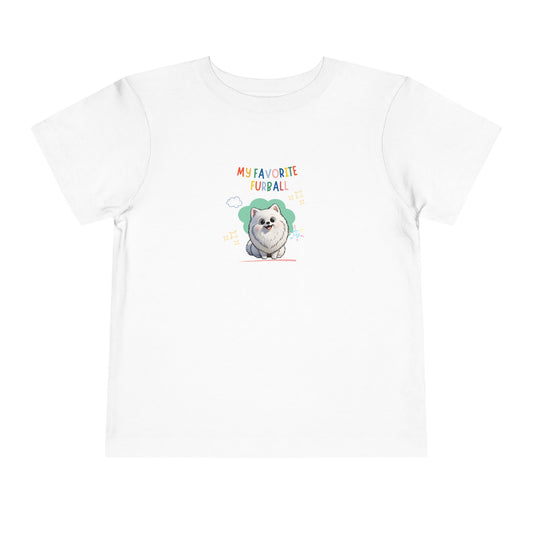 Pomeranian Favorite Furball Toddler Tee