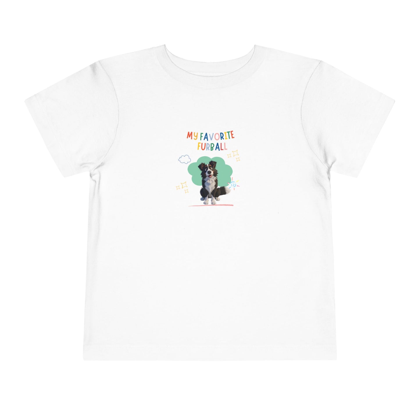 Border Collie Favorite Furball Toddler Tee