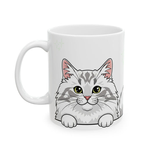 Siberian Peek-a-Boo Mug | Best Daddy Gift