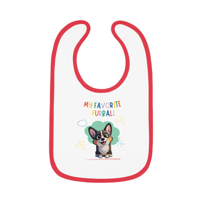 Corgi Favorite Furball Baby Bib