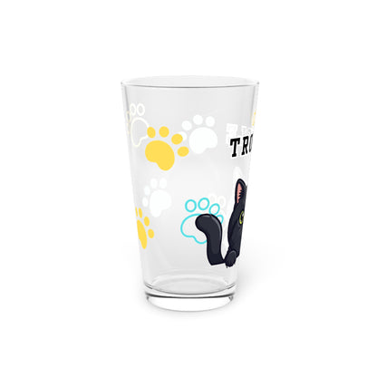 Exotic Shorthair Tiny Trouble Pint Glass