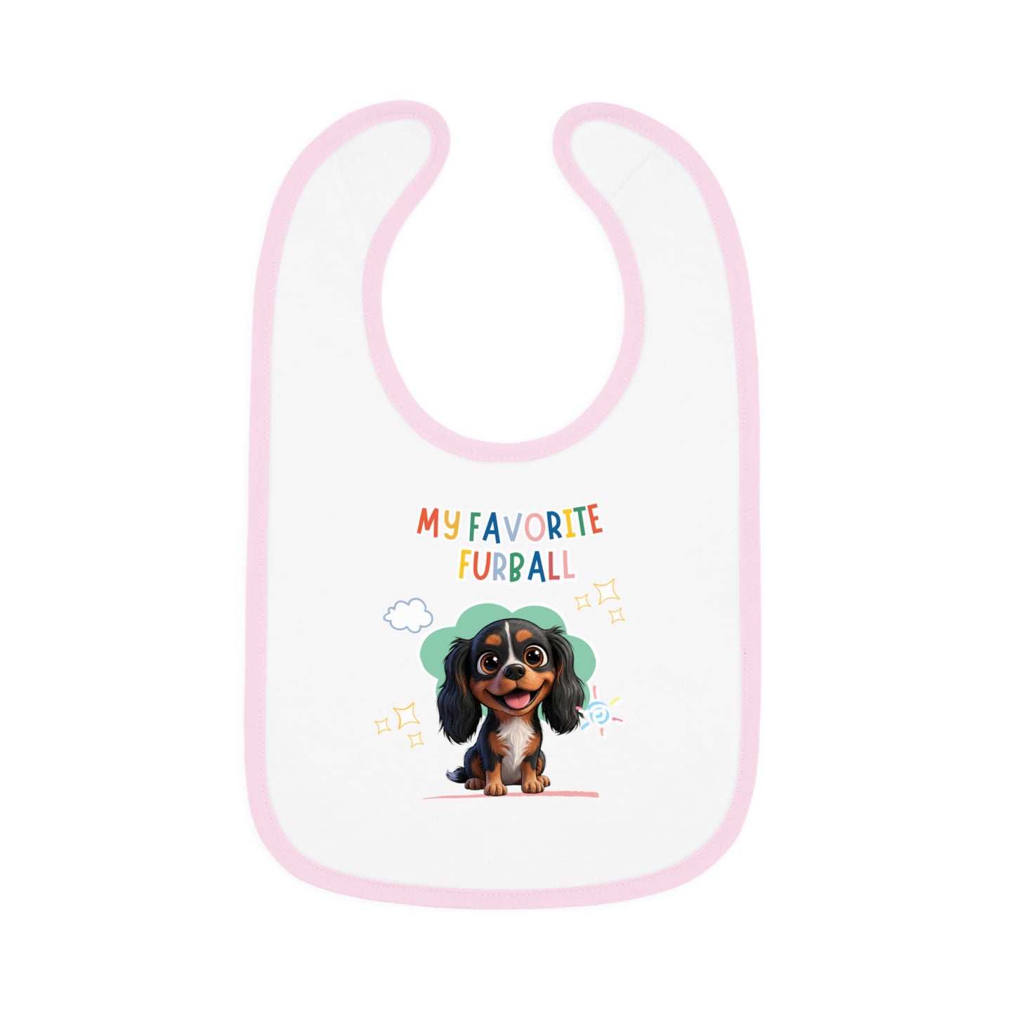 Cavalier Favorite Furball Baby Bib