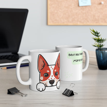 Australian Cattle Dog Peek-a-Boo Mug | Best Heeler Mama Gift