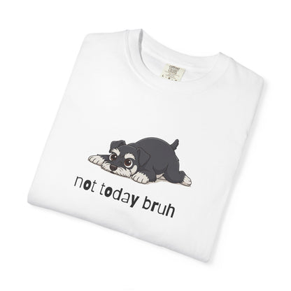 Schnauzer Not Today Bruh T-Shirt