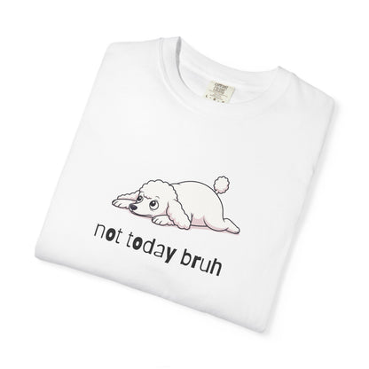 Poodle Not Today Bruh T-Shirt