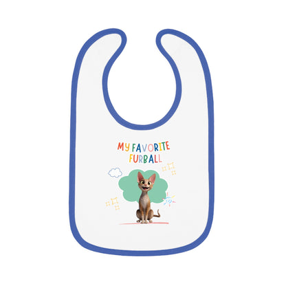 Devon Rex Favorite Furball Baby Bib