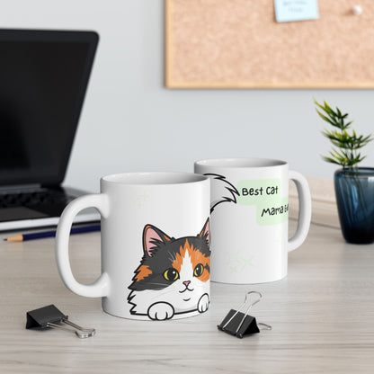 Cat Peek-a-Boo Mug | Best Cat Mama Gift