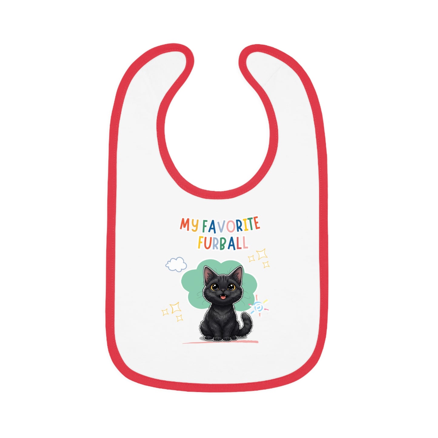 Selkirk Rex Favorite Furball Baby Bib
