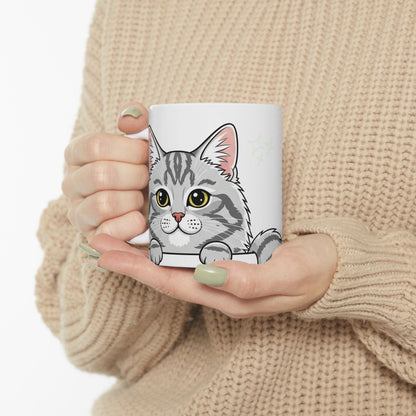 Cat Peek-a-Boo Mug | Best Cat Mama Gift