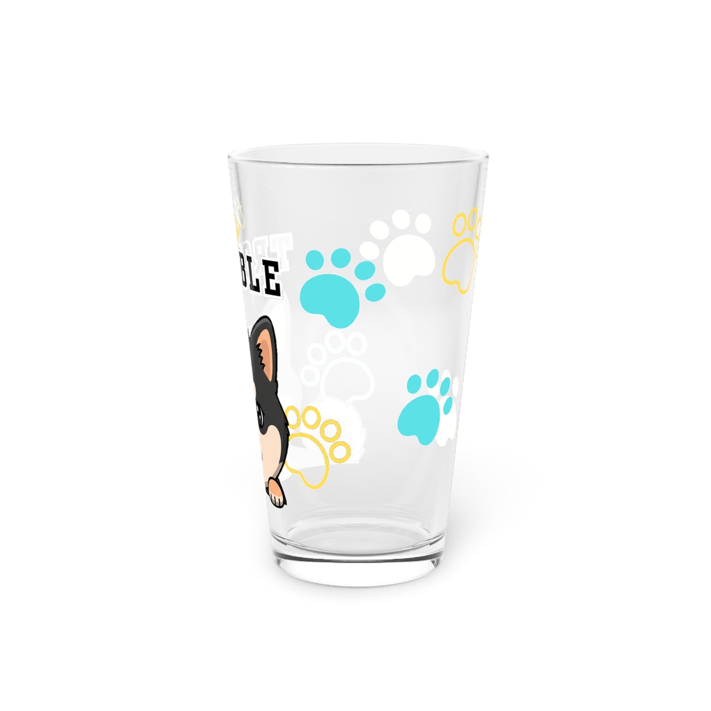 Shiba Tiny Trouble Pint Glass