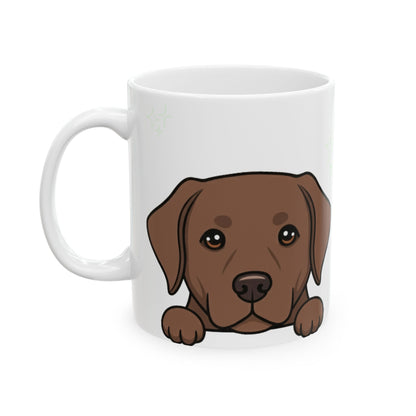 Lab Peek-a-Boo Mug | Best Labrador Retriever Mama Gift