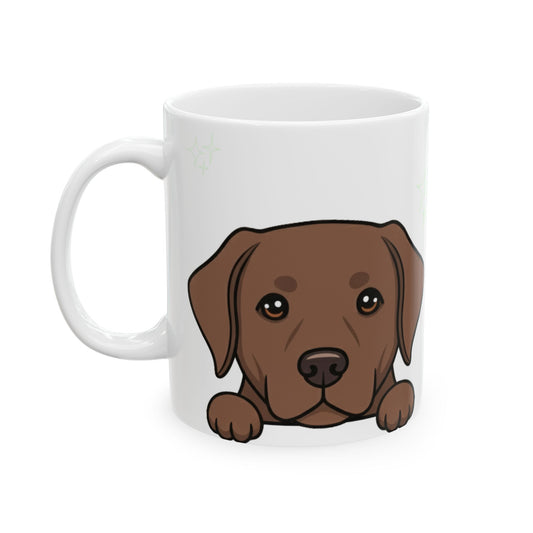Lab Peek-a-Boo Mug | Best Labrador Retriever Mama Gift