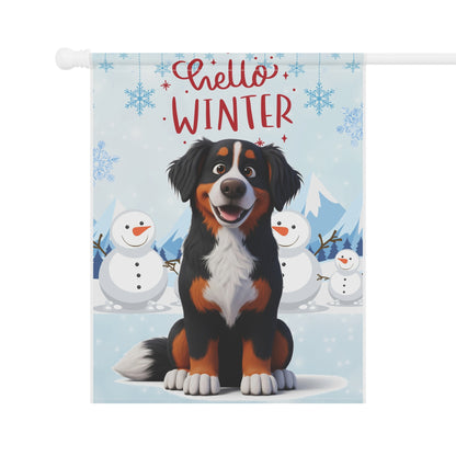 Berner Hello Winter Garden Banner
