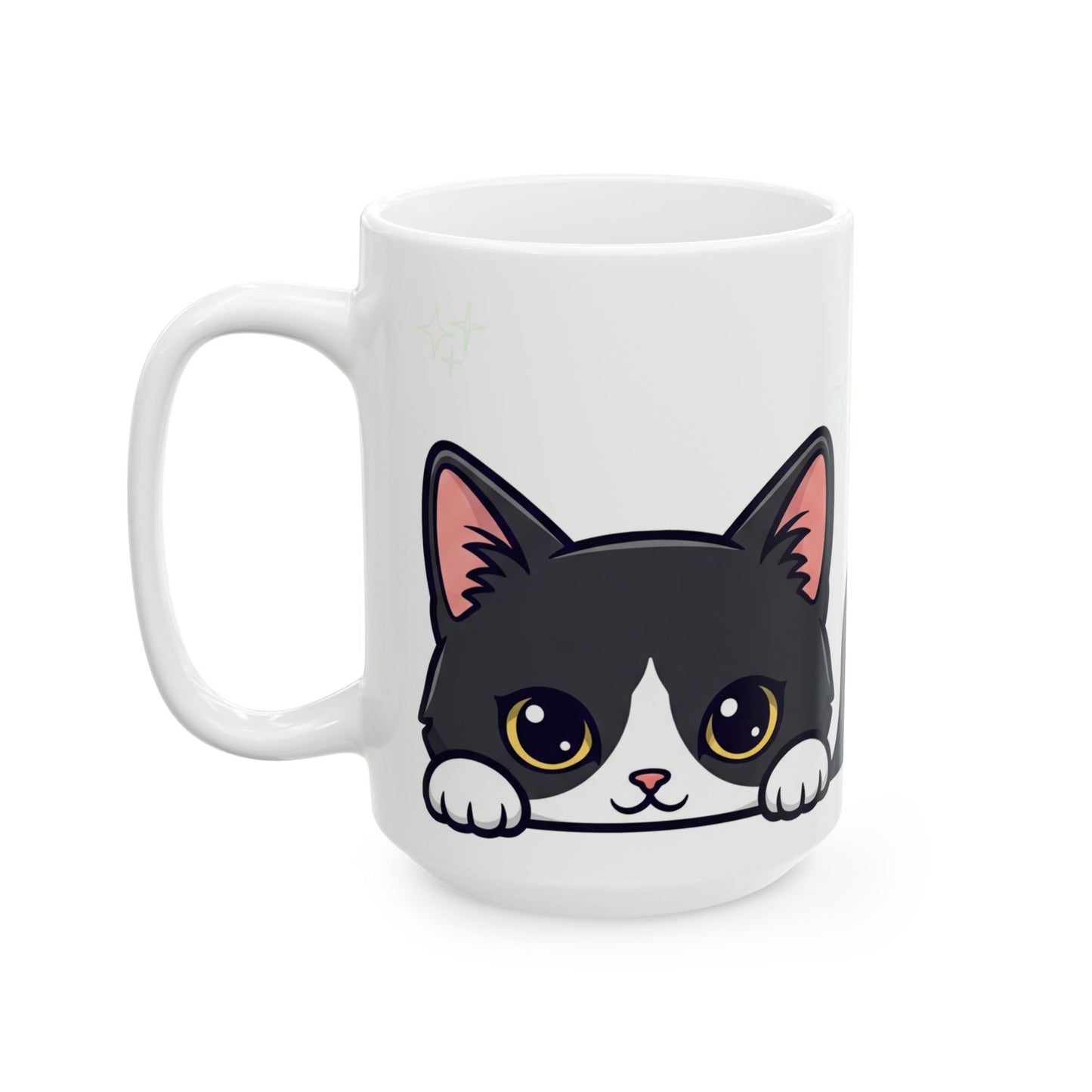 Cat Peek-a-Boo Mug | Best Cat Daddy Gift
