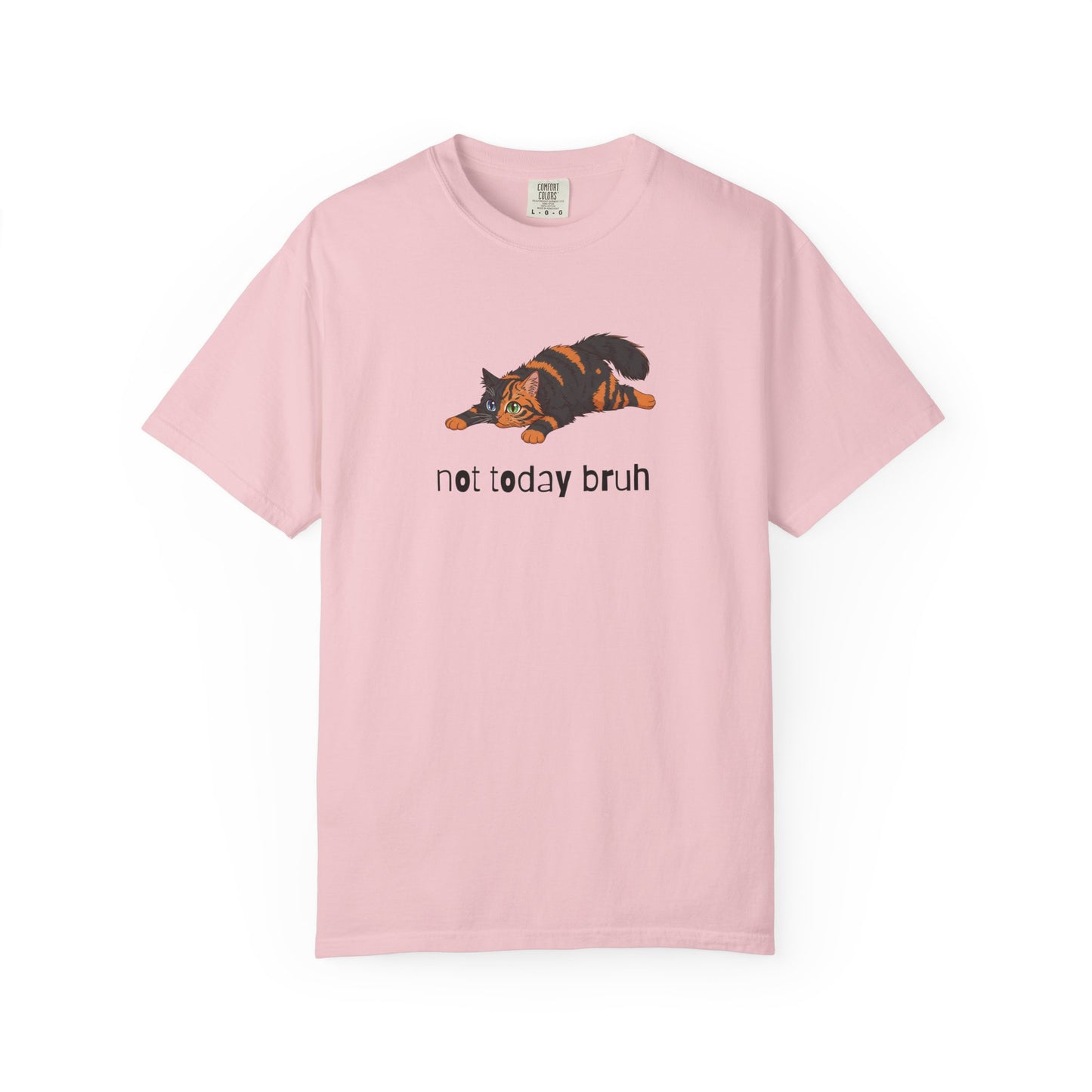 Long hair chimera cat Not Today Bruh T-Shirt