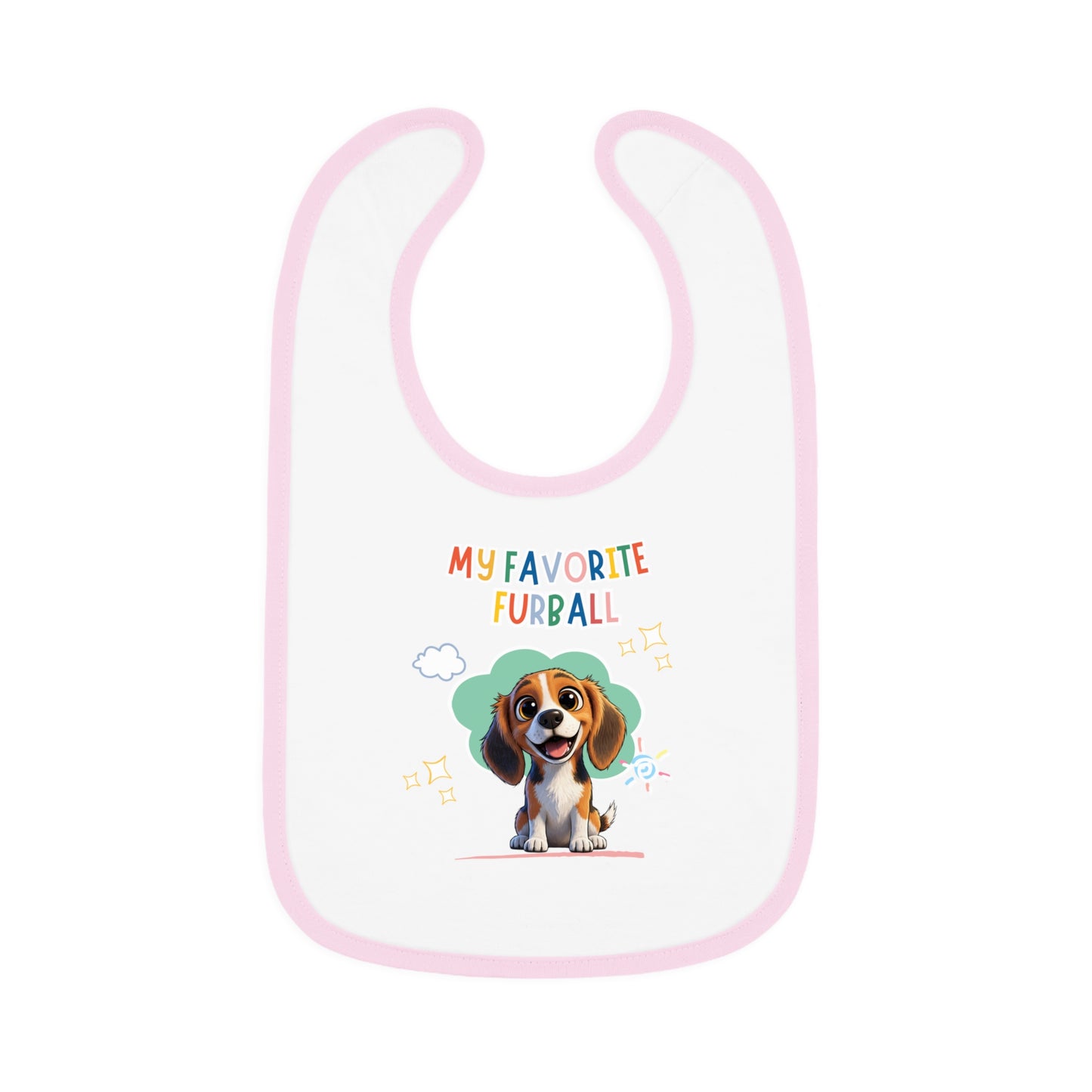 Beagle Favorite Furball Baby Bib