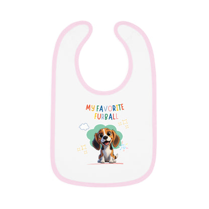 Beagle Favorite Furball Baby Bib