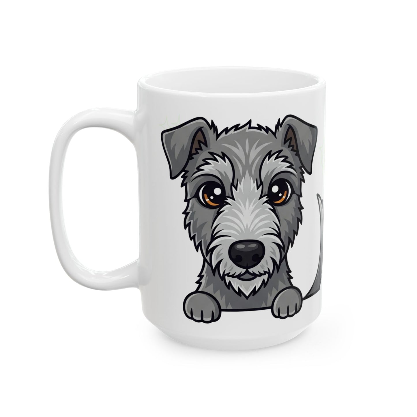 Scottish Deerhound Peek-a-Boo Mug | Best Scottish Deerhound Daddy Gift