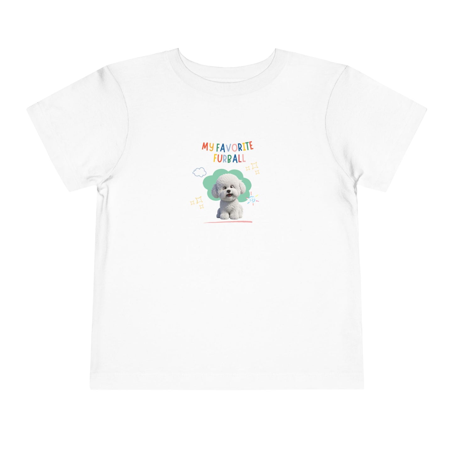 Bichon Frise Favorite Furball Toddler Tee