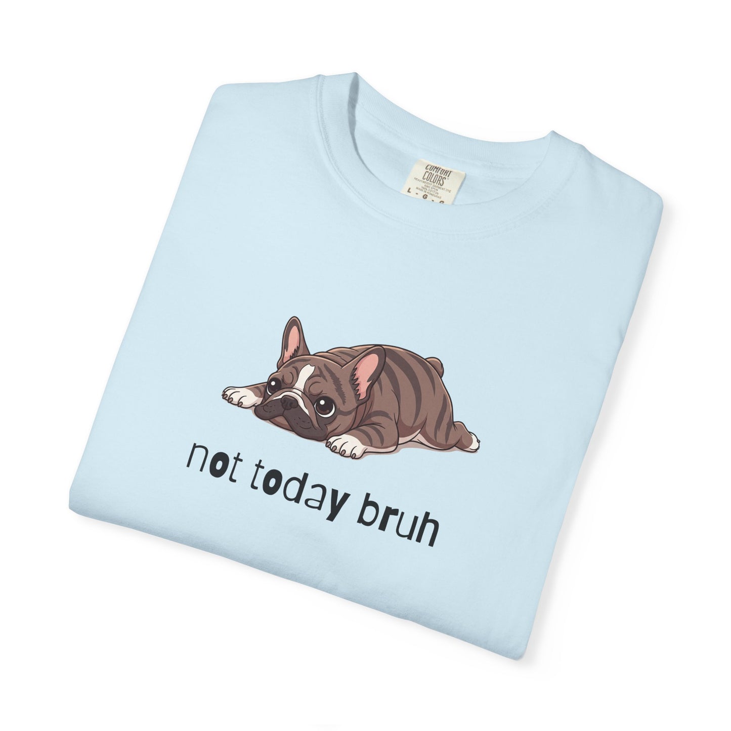 Frenchie Not Today Bruh T-Shirt