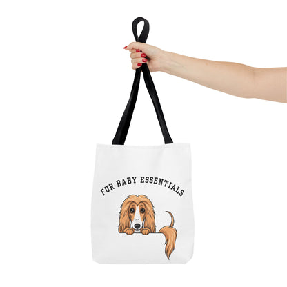 Afghan Hound FurBaby Tote Bag