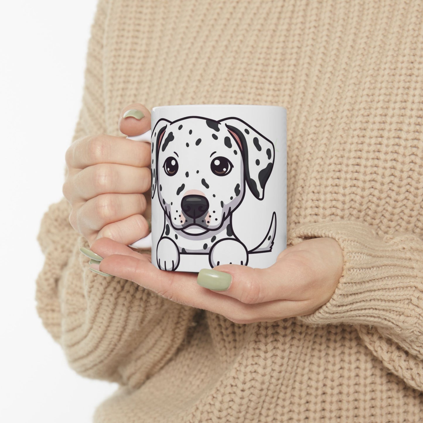 Dalmatian Peek-a-Boo Mug | Best Dalmatian Daddy Gift