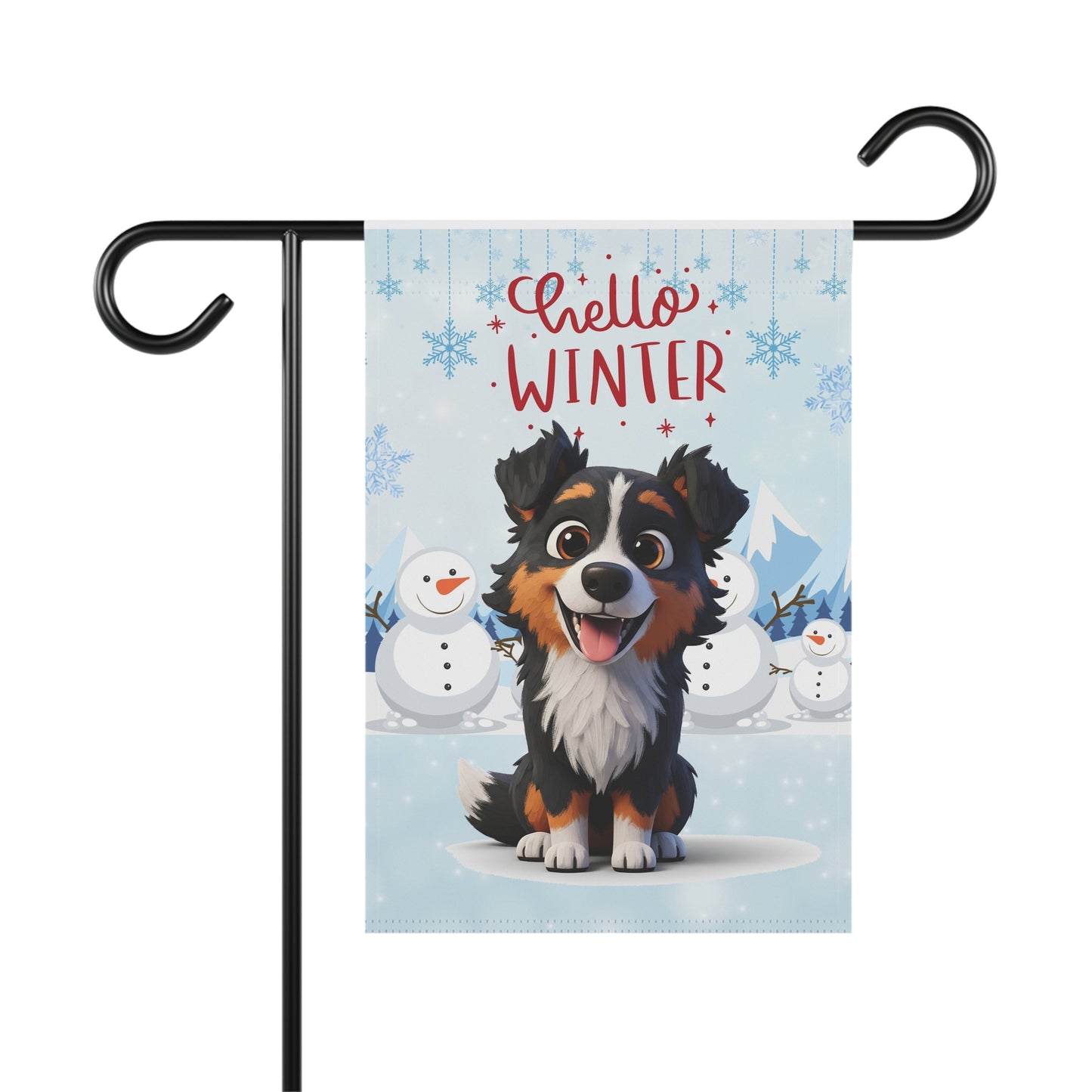 Aussie Hello Winter Garden Banner