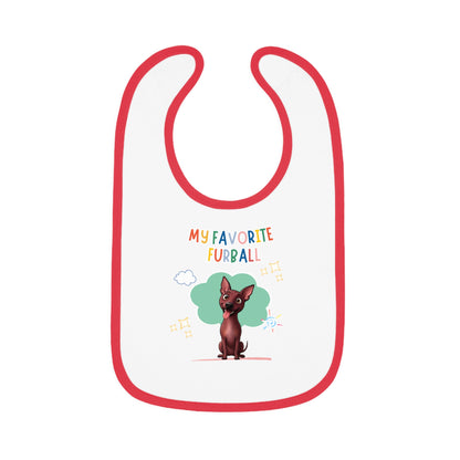 Hairless Dog Favorite Furball Baby Bib