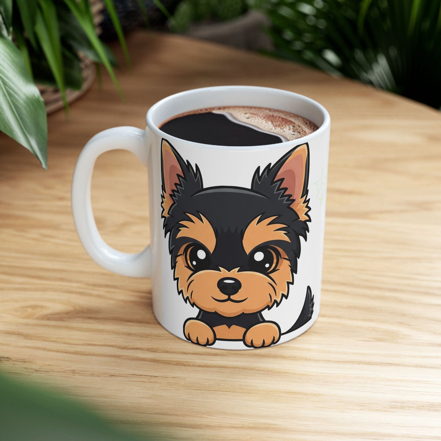 Yorkshire Terrier Peek-a-Boo Mug | Best Yorkie Daddy Gift