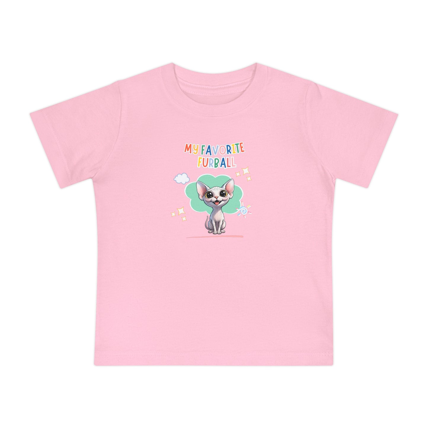 Sphynx Cat Favorite Furball Baby Tee
