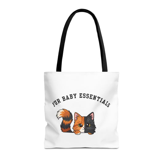 Long hair chimera cat FurBaby Tote Bag