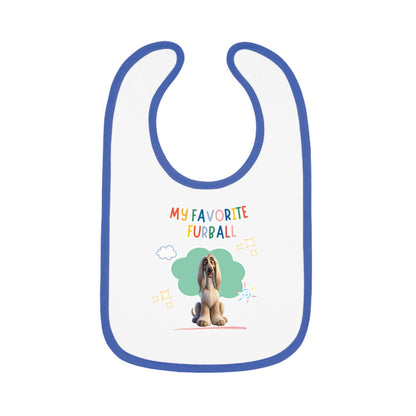 Afghan Hound Favorite Furball Baby Bib