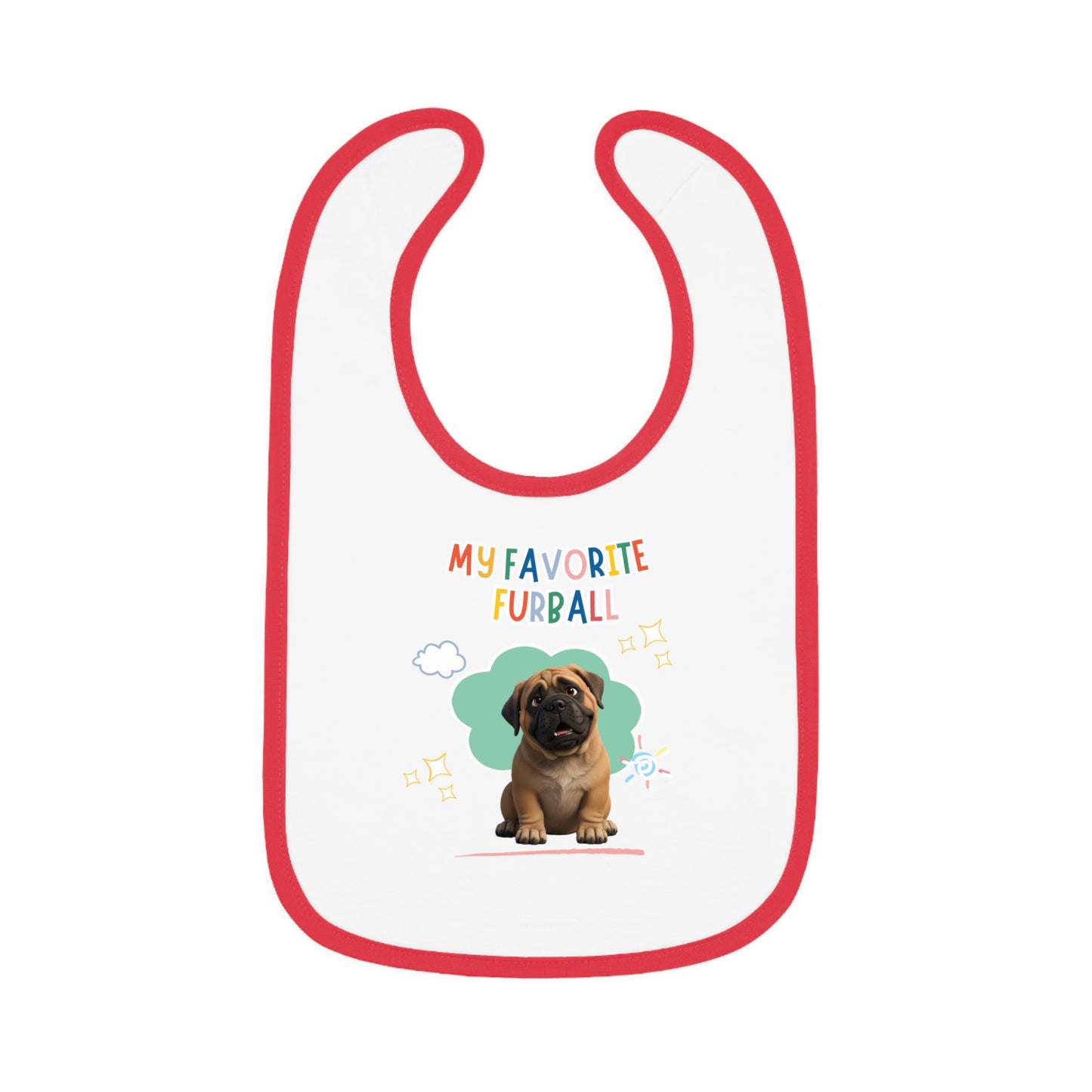Mastiff Favorite Furball Baby Bib