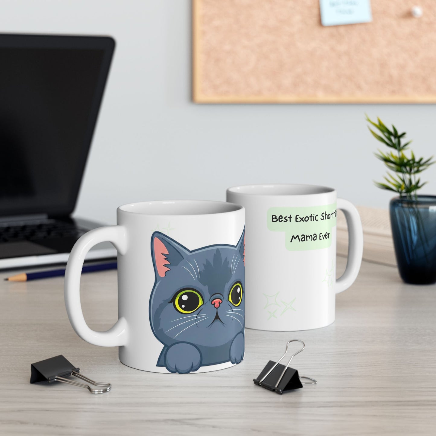Exotic Shorthair Peek-a-Boo Mug | Best Exotic Shorthair Mama