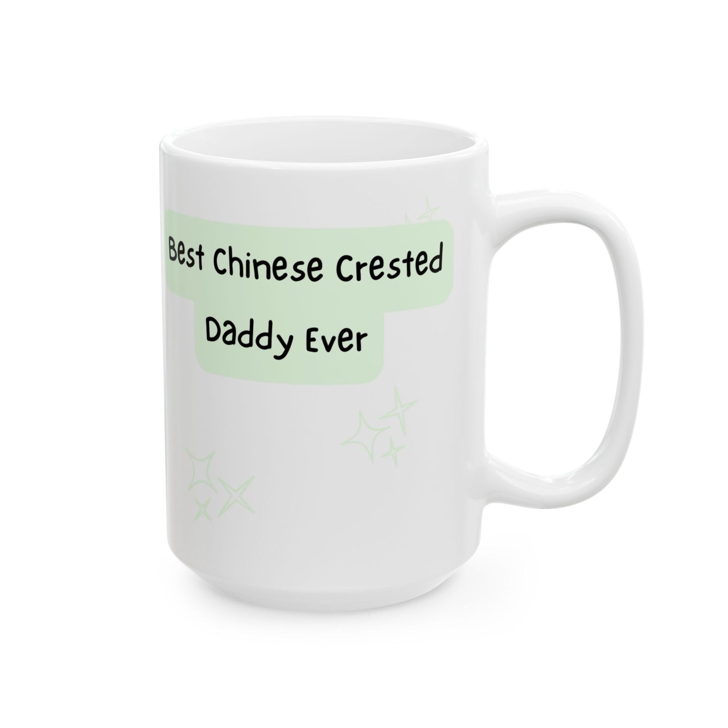 Chinese Crested Peek-a-Boo Mug | Best Chinese Crested Daddy Gift