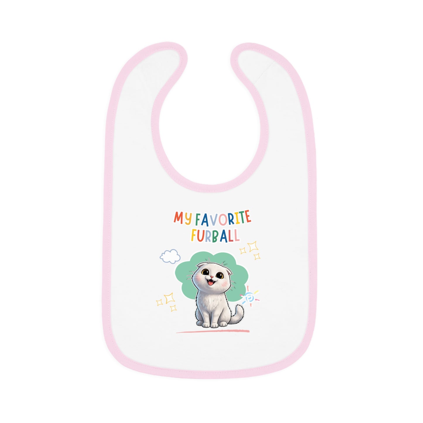 Scottish Fold Favorite Furball Baby Bib