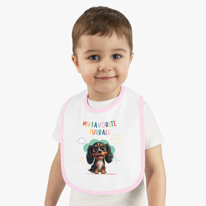 Cavalier Favorite Furball Baby Bib