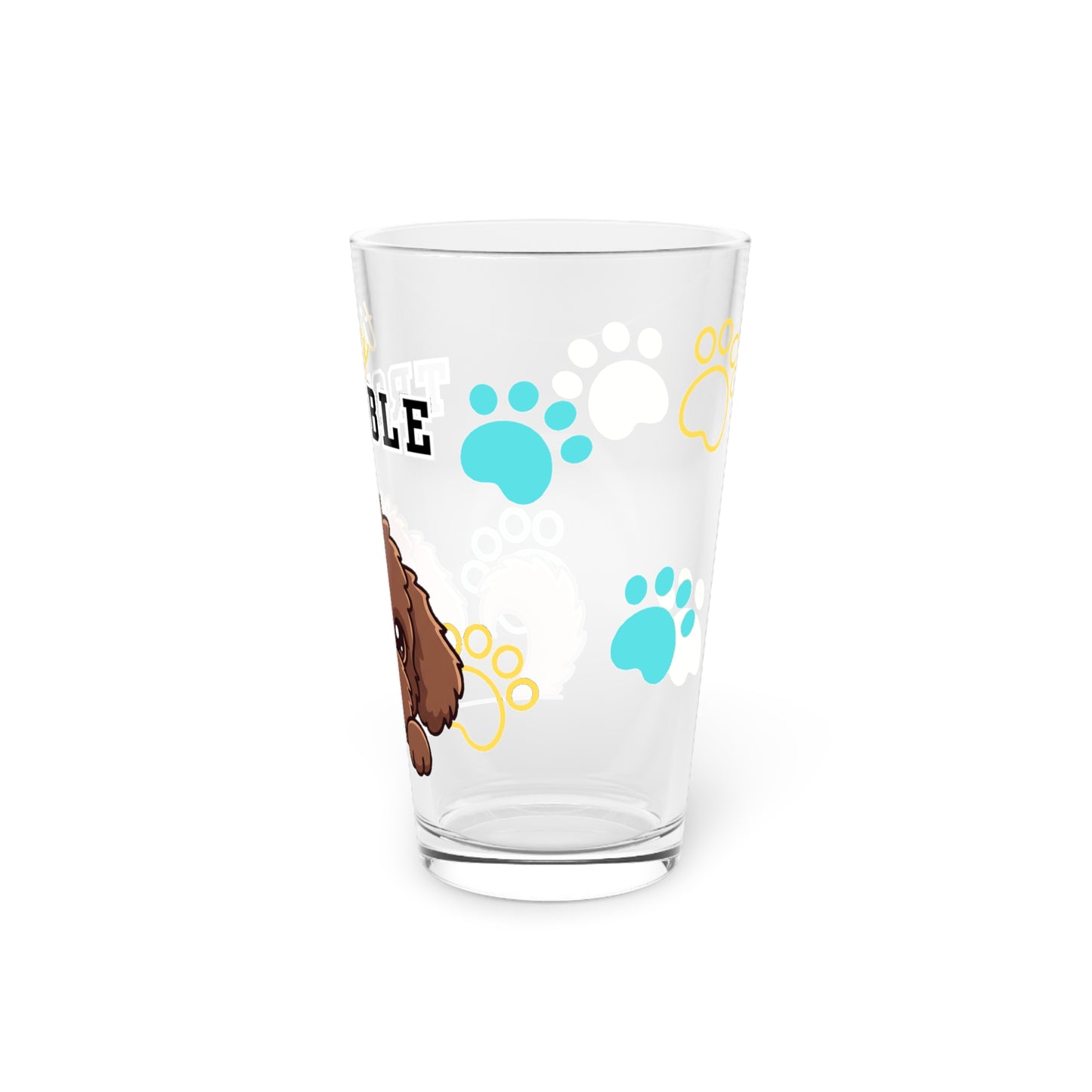Doodle Tiny Trouble Pint Glass