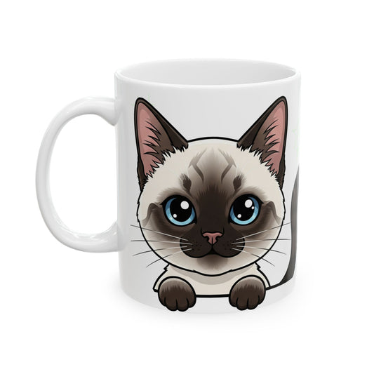 Siamese Peek-a-Boo Mug | Best Siamese Daddy Gift