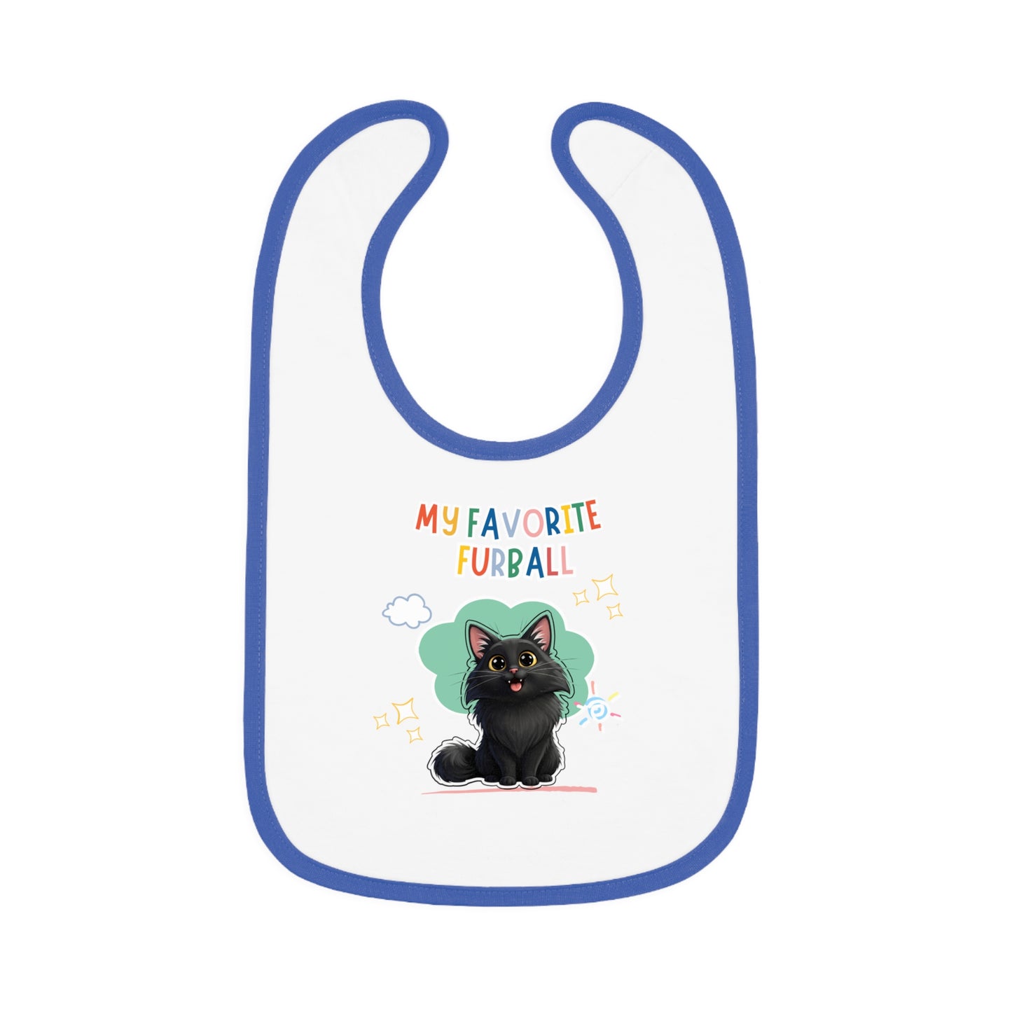 Norwegian Forest Favorite Furball Baby Bib