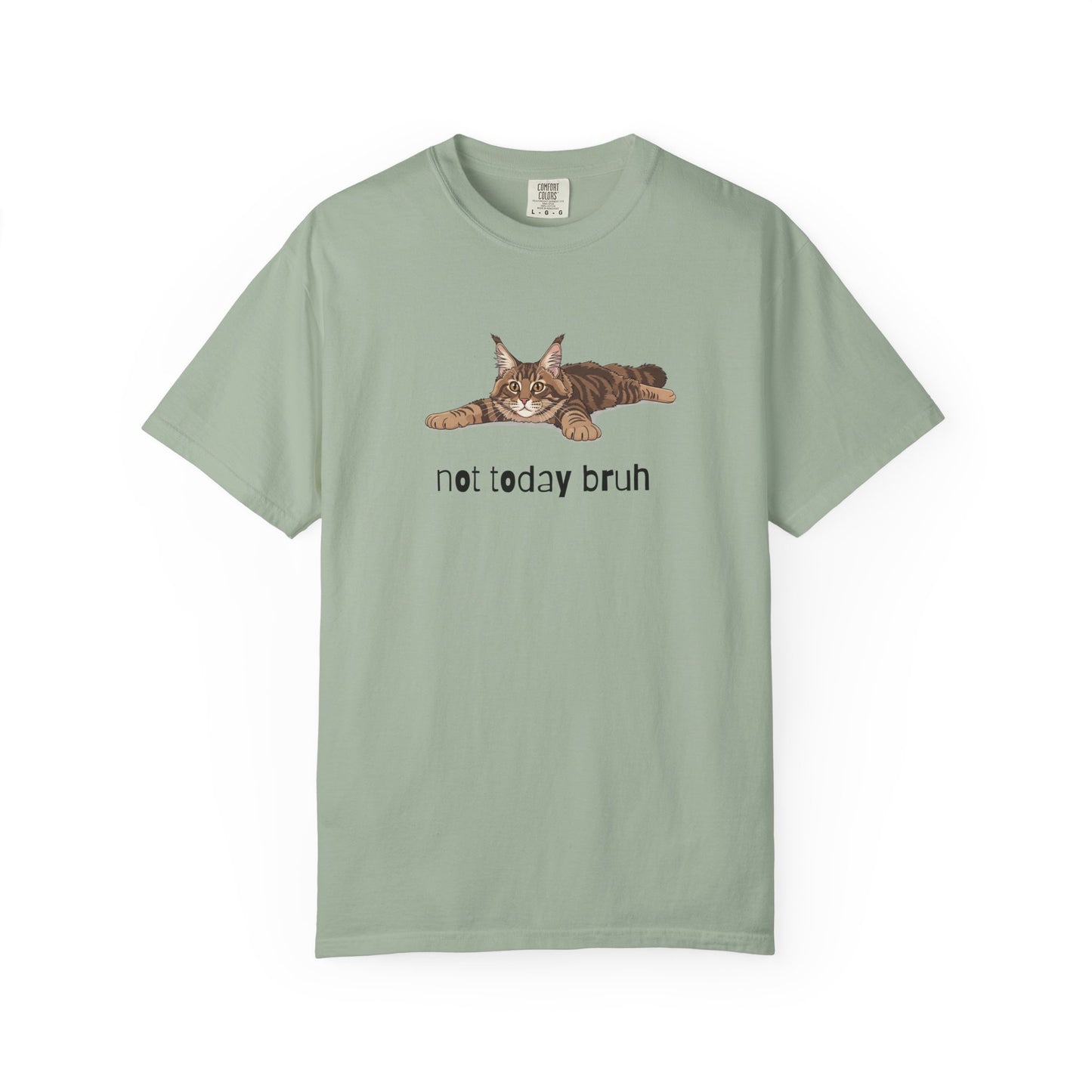 Maine Coon Not Today Bruh T-Shirt