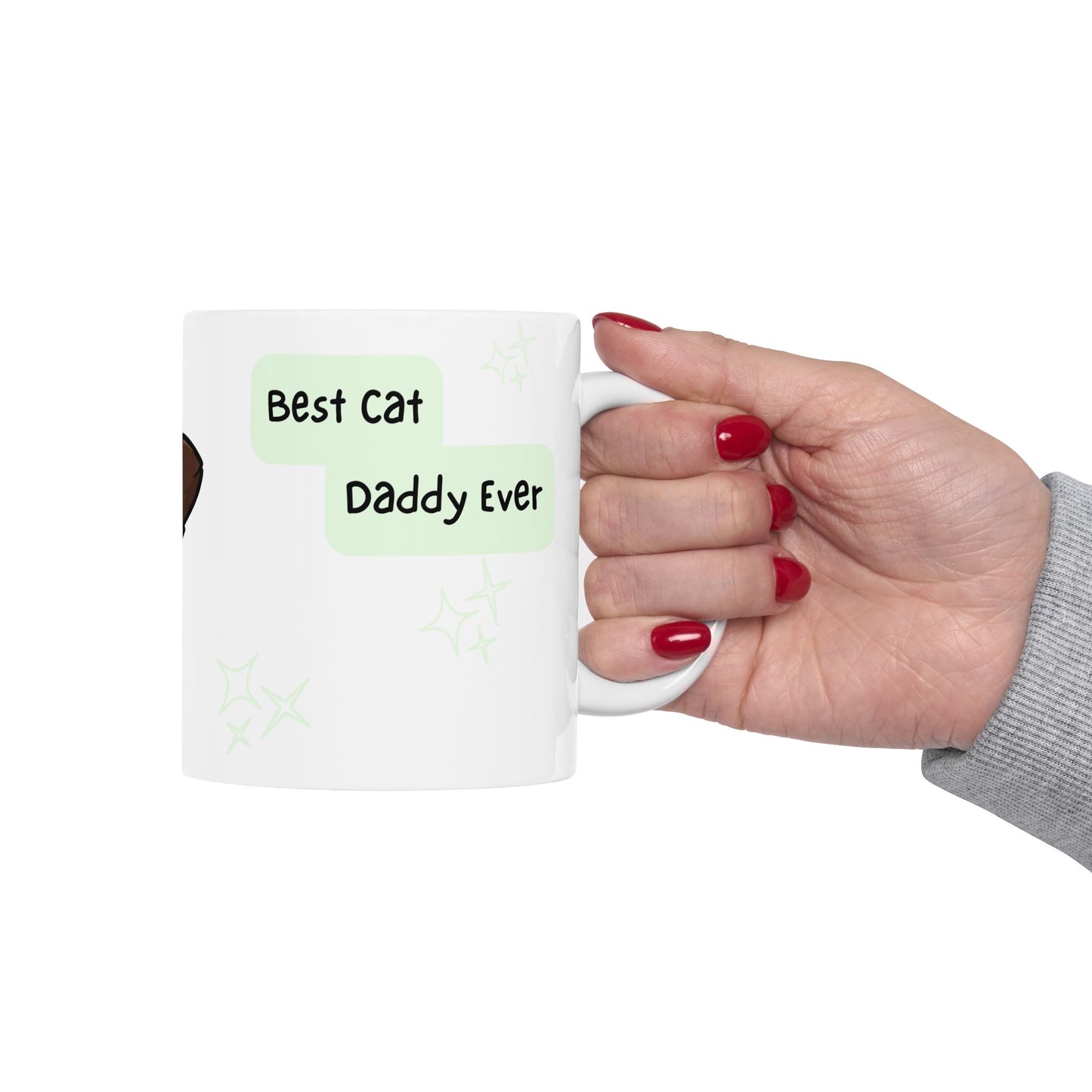 Cat Peek-a-Boo Mug | Best Cat Daddy Gift