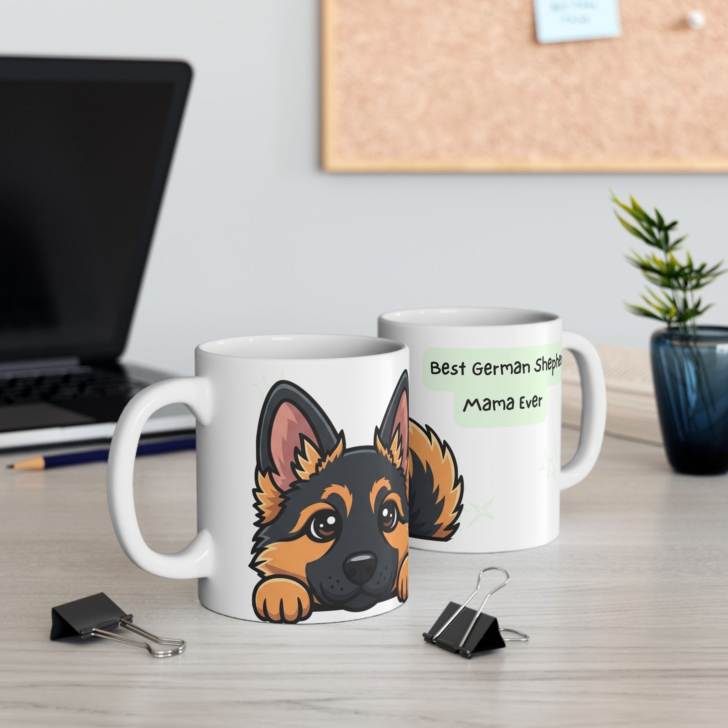 German Shepherd Peek-a-Boo Mug | Best German Shepherd Mama
