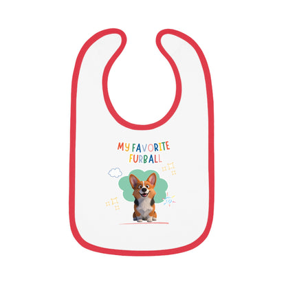 Corgi Favorite Furball Baby Bib